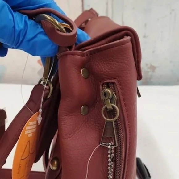 Bulldog purse concealed carry adjustable strap convertible Crossbody bag new - Picture 11 of 16